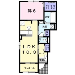 水巻駅 徒歩36分 1階の物件間取画像